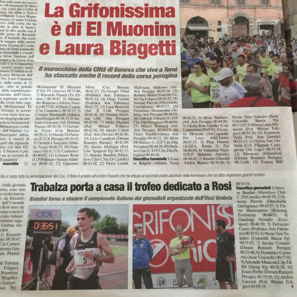 Corriere Dell'Umbria 9-05-16
